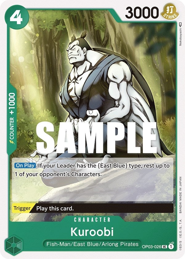 Kuroobi (3026) (OP03) - One Piece Card Game Single