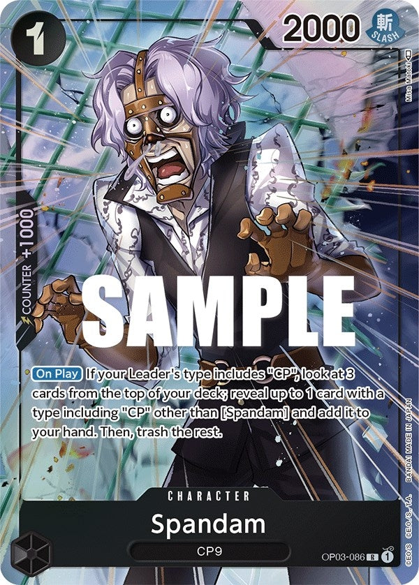 Spandam (Alternate Art) (3086) (OP03) - One Piece Card Game Single