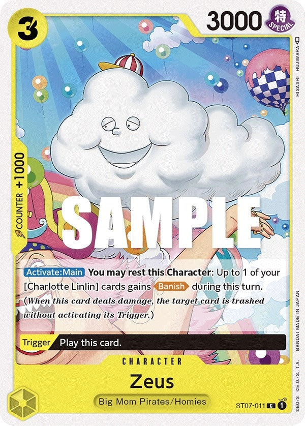 Zeus (7011) (ST-07) - One Piece Card Game Single