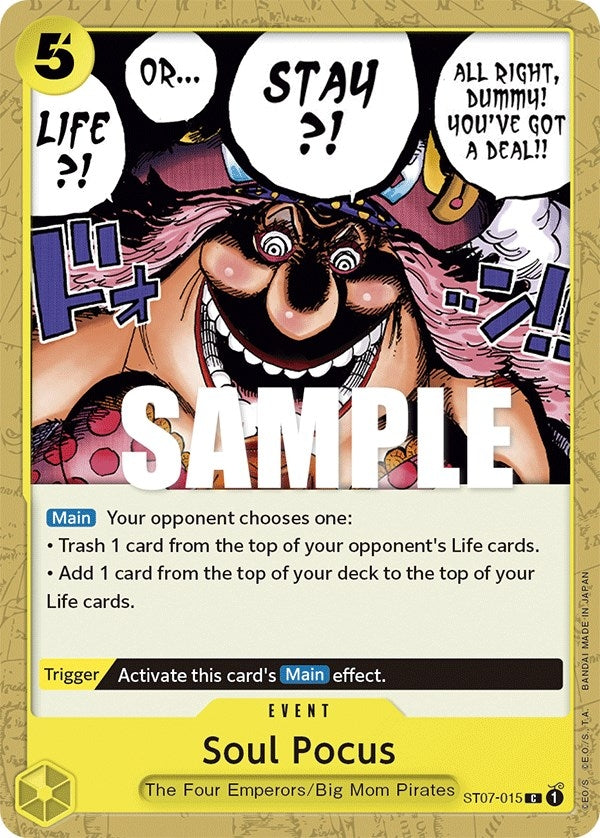 Soul Pocus (7015) (ST-07) - One Piece Card Game Single