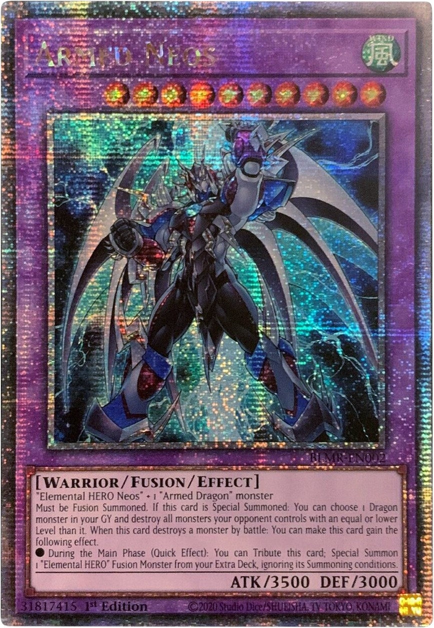 Armed Neos (Quarter Century Secret Rare) (2) (BLMR) - YuGiOh Single