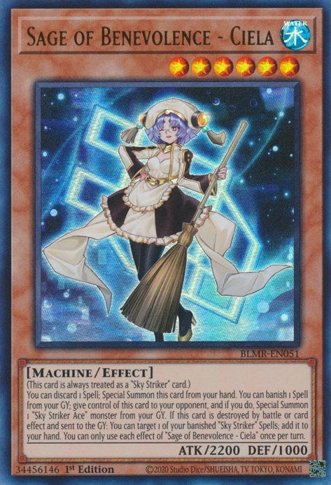 Sage of Benevolence - Ciela (51) (BLMR) - YuGiOh Single