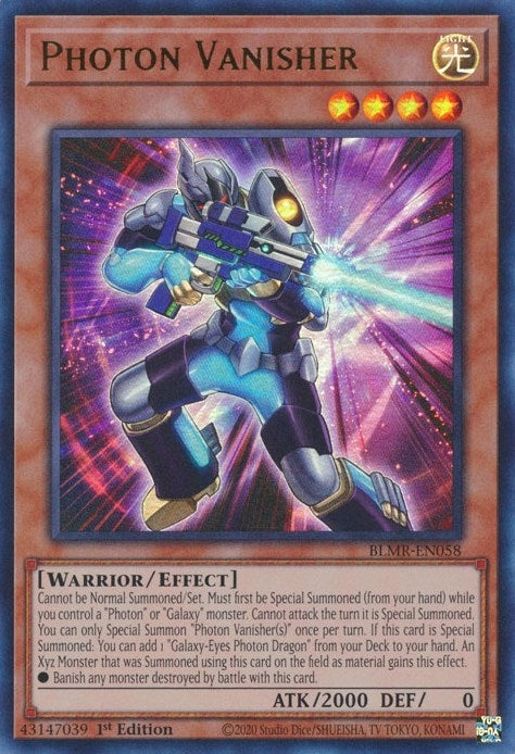 Photon Vanisher (58) (BLMR) - YuGiOh Single