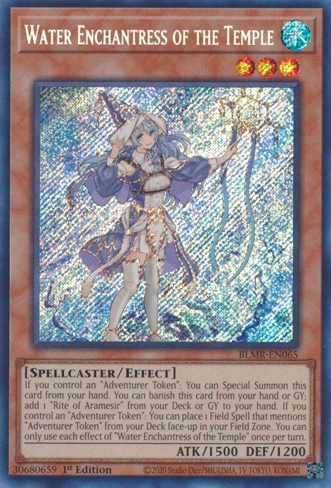 Water Enchantress of the Temple (65) (BLMR) - YuGiOh Single