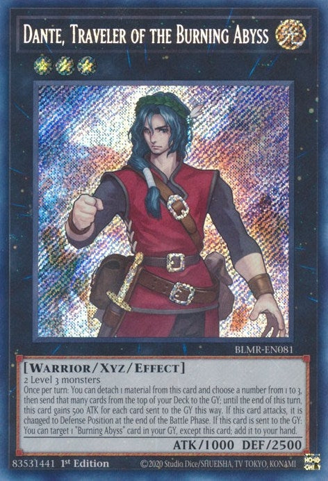 Dante Traveler of the Burning Abyss (81) (BLMR) - YuGiOh Single