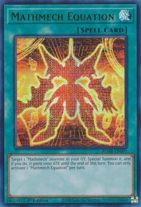 Mathmech Equation (92) (BLMR) - YuGiOh Single