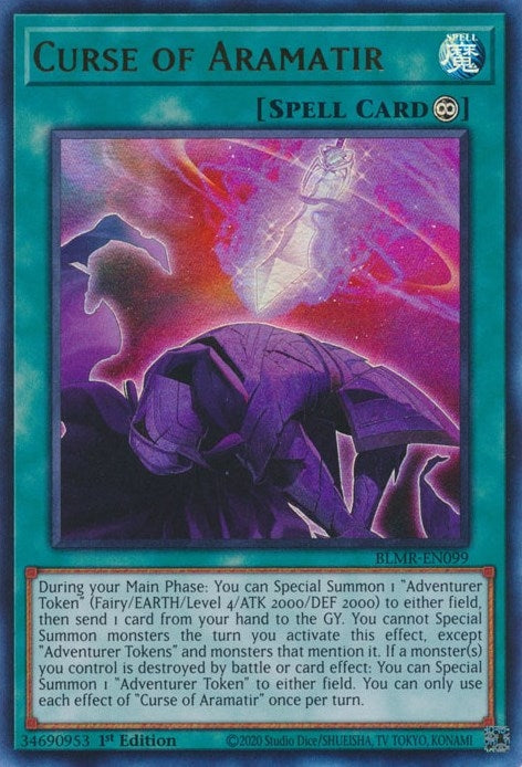 Curse of Aramatir (99) (BLMR) - YuGiOh Single