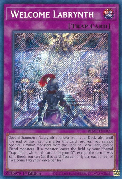 Welcome Labrynth (102) (BLMR) - YuGiOh Single
