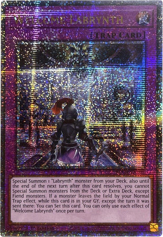 Welcome Labrynth (Quarter Century Secret Rare) (102) (BLMR) - YuGiOh Single