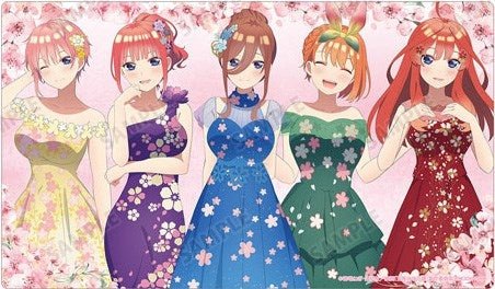 The Quintessential Quintuplets: New Illustration Group Playmat - Cherry Blossom Dress - Playmats Sealed