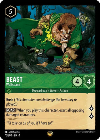 Beast - Wolfsbane (70) (1) - Disney Lorcana Single