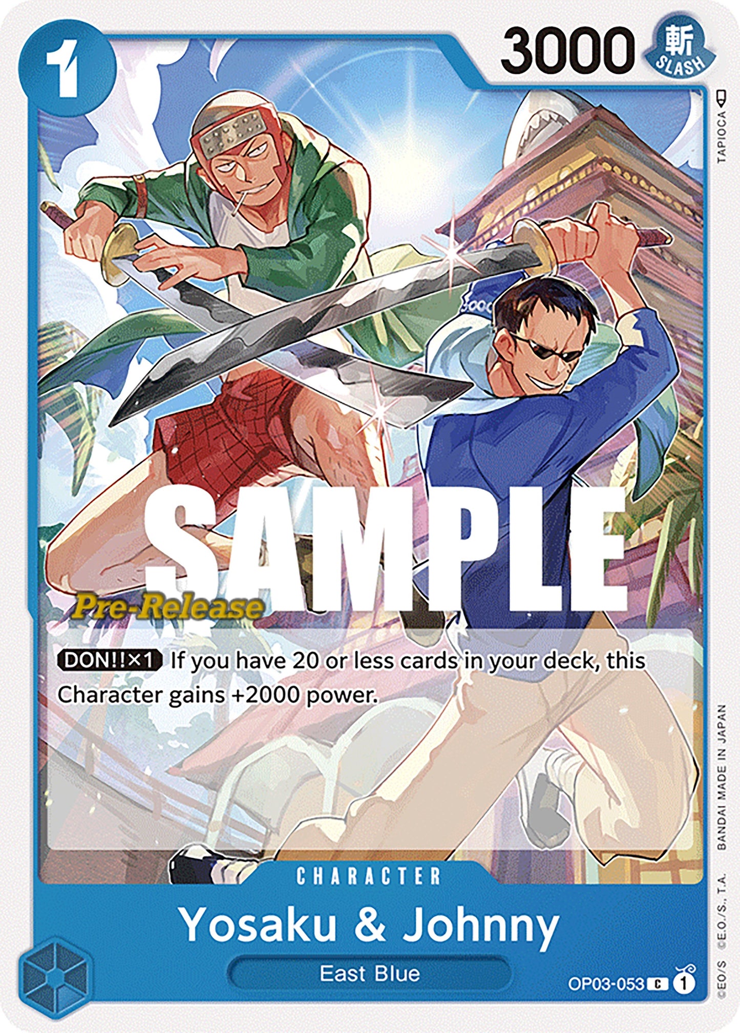 Yosaku & Johnny (3053) (OP03 PRE) - One Piece Card Game Single