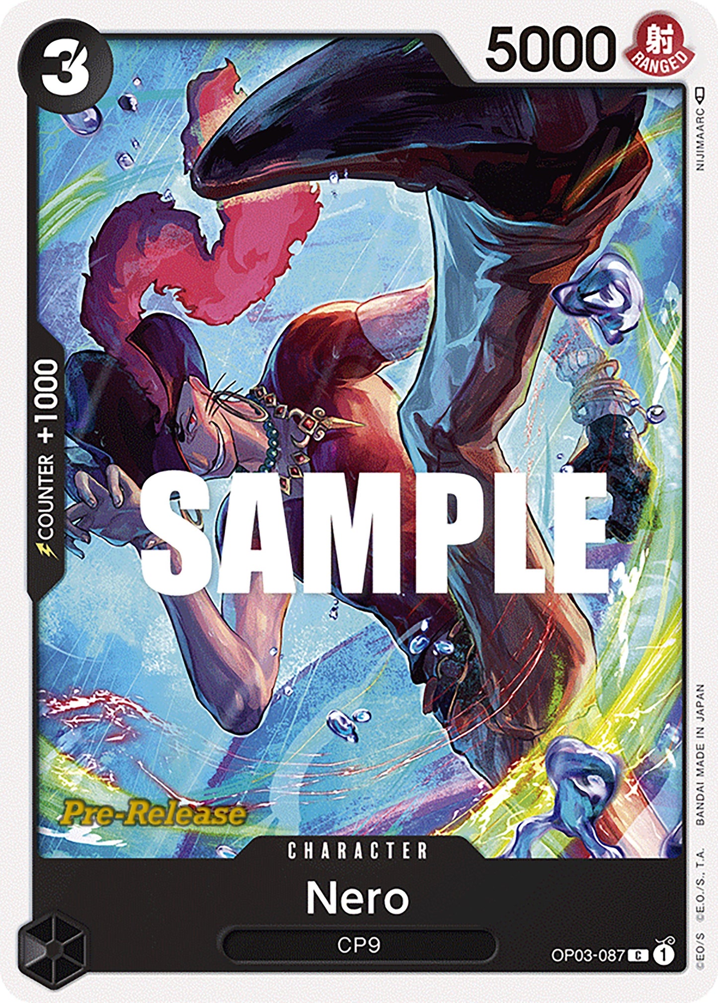 Nero (3087) (OP03 PRE) - One Piece Card Game Single