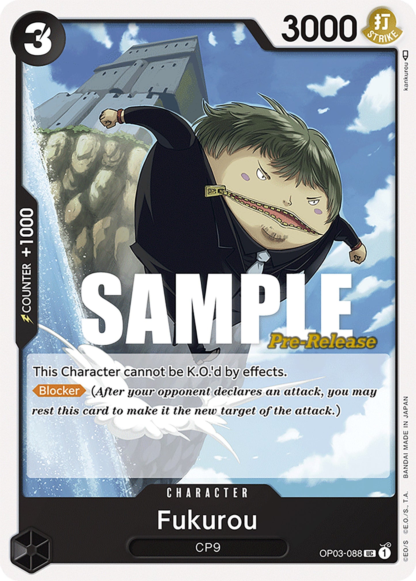 Fukurou (3088) (OP03 PRE) - One Piece Card Game Single