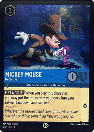 Mickey Mouse - Detective (8) (DLPC) - Disney Lorcana Single
