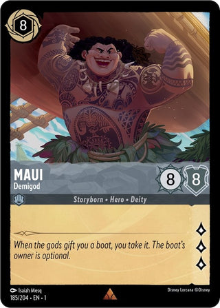 Maui - Demigod (185) (1) - Disney Lorcana Single