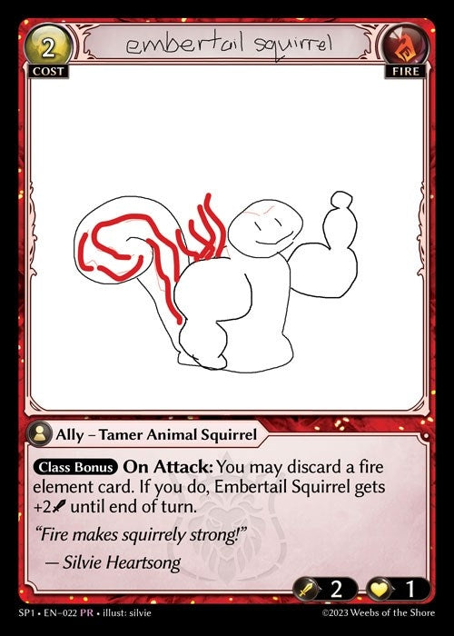 Image for Embertail Squirrel (022) (Supporter Pack 1) - Grand Archive TCG