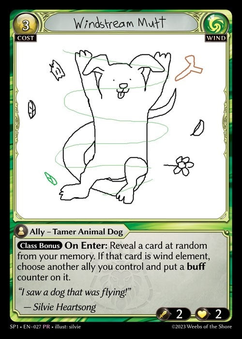 Image for Windstream Mutt (027) (Supporter Pack 1) - Grand Archive TCG