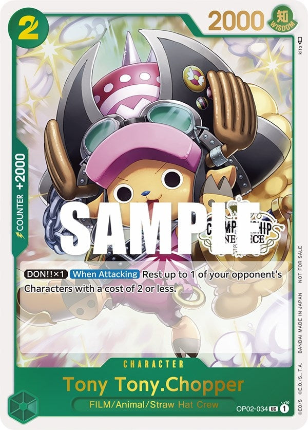 Tony Tony.Chopper (Store Championship Participation Pack) (2034) (OP-PR) - One Piece Card Game Single