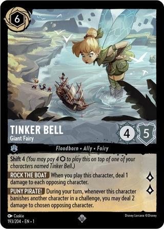 Tinker Bell - Giant Fairy (193) (1) - Disney Lorcana Single