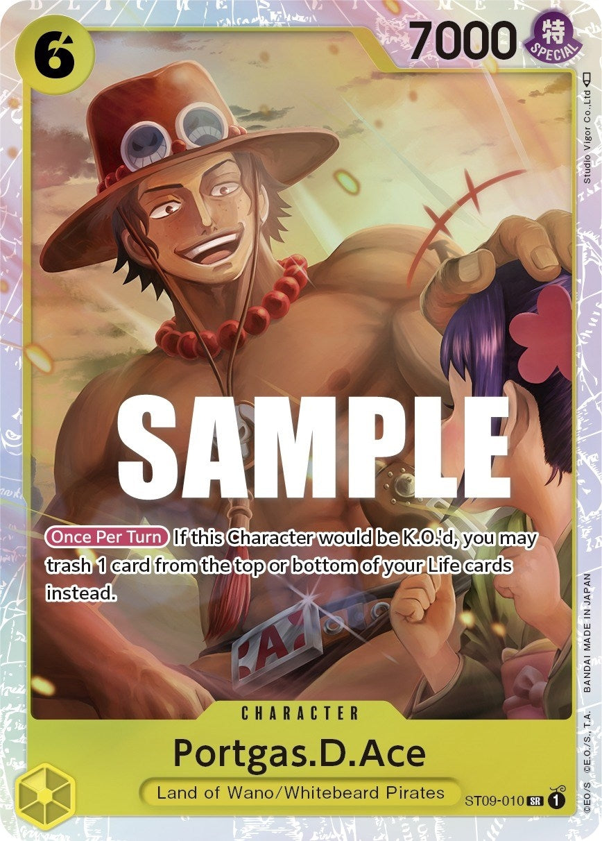 Portgas.D.Ace (9010) (ST-09) - One Piece Card Game Single