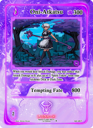 Oni-Atkatsu (17) (AU1E) - Akora TCG Single