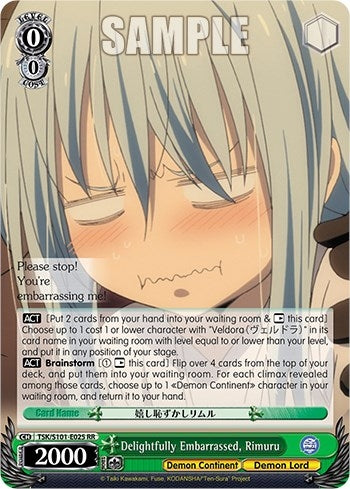 Delightfully Embarrassed Rimuru (101025) - Weiss Schwarz Single