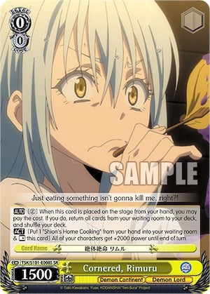 Cornered Rimuru (SR) (101008) - Weiss Schwarz Single