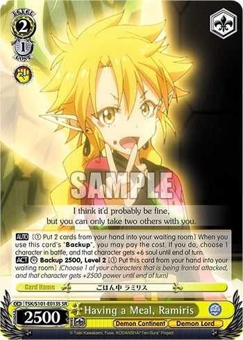 Having a Meal Ramiris (SR) (101013) - Weiss Schwarz Single