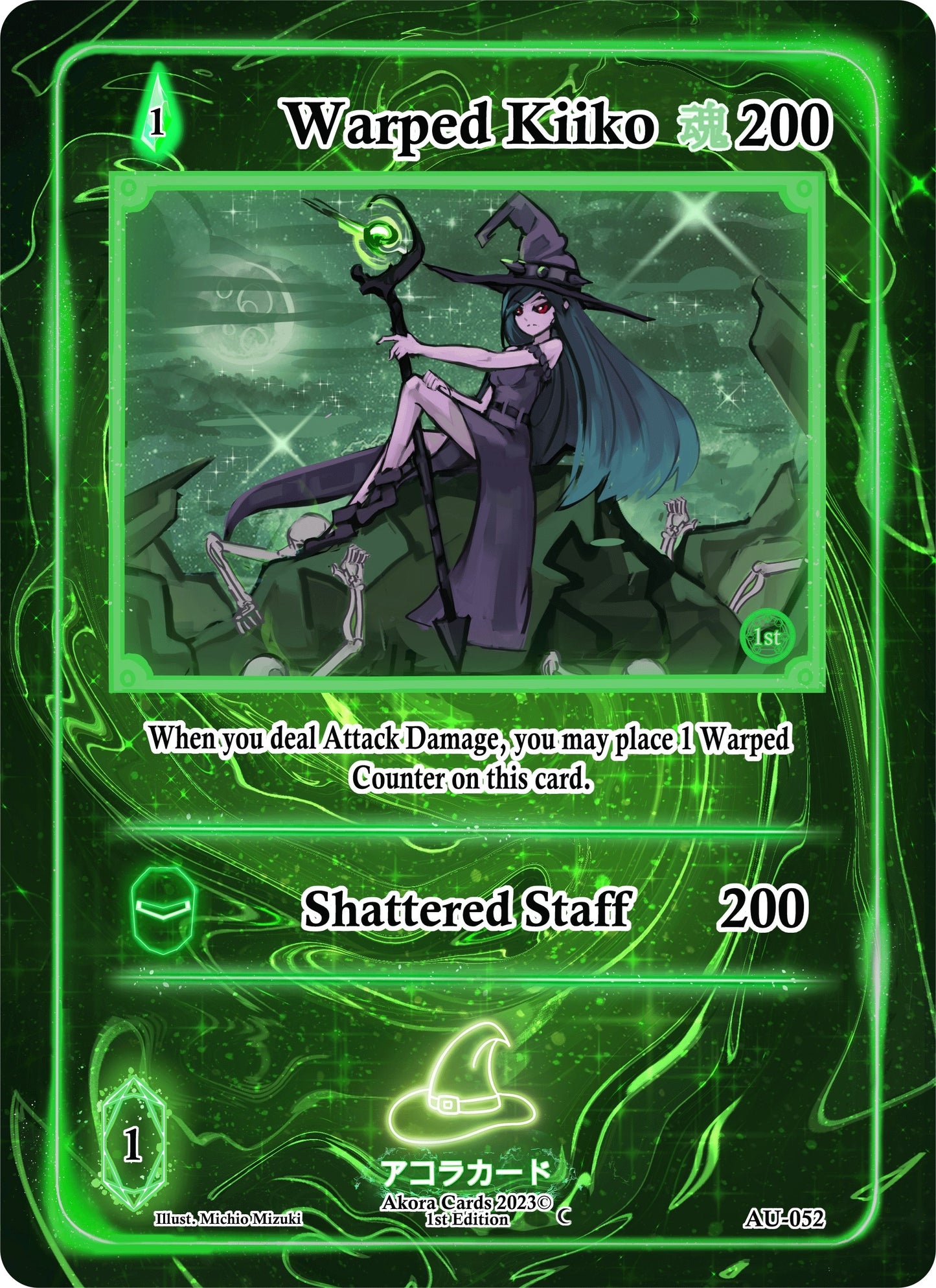 Warped Kiiko (52) (AU1E) - Akora TCG Single