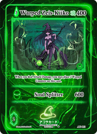 Warped Zeis-Kiiko (53) (AU1E) - Akora TCG Single