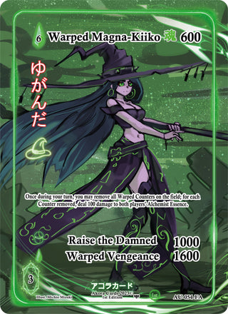 Warped Magna-Kiiko (Full Art) (54) (AU1E) - Akora TCG Single