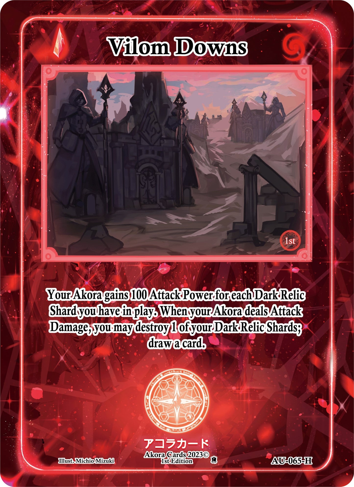Vilom Downs (Holo) (65) (AU1E) - Akora TCG Single