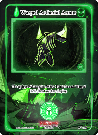 Warped Aetherial Armor (102) (WC1E) - Akora TCG Single