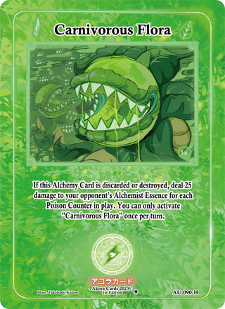 Carnivorous Flora (Holo) (90) (AU1E) - Akora TCG Single