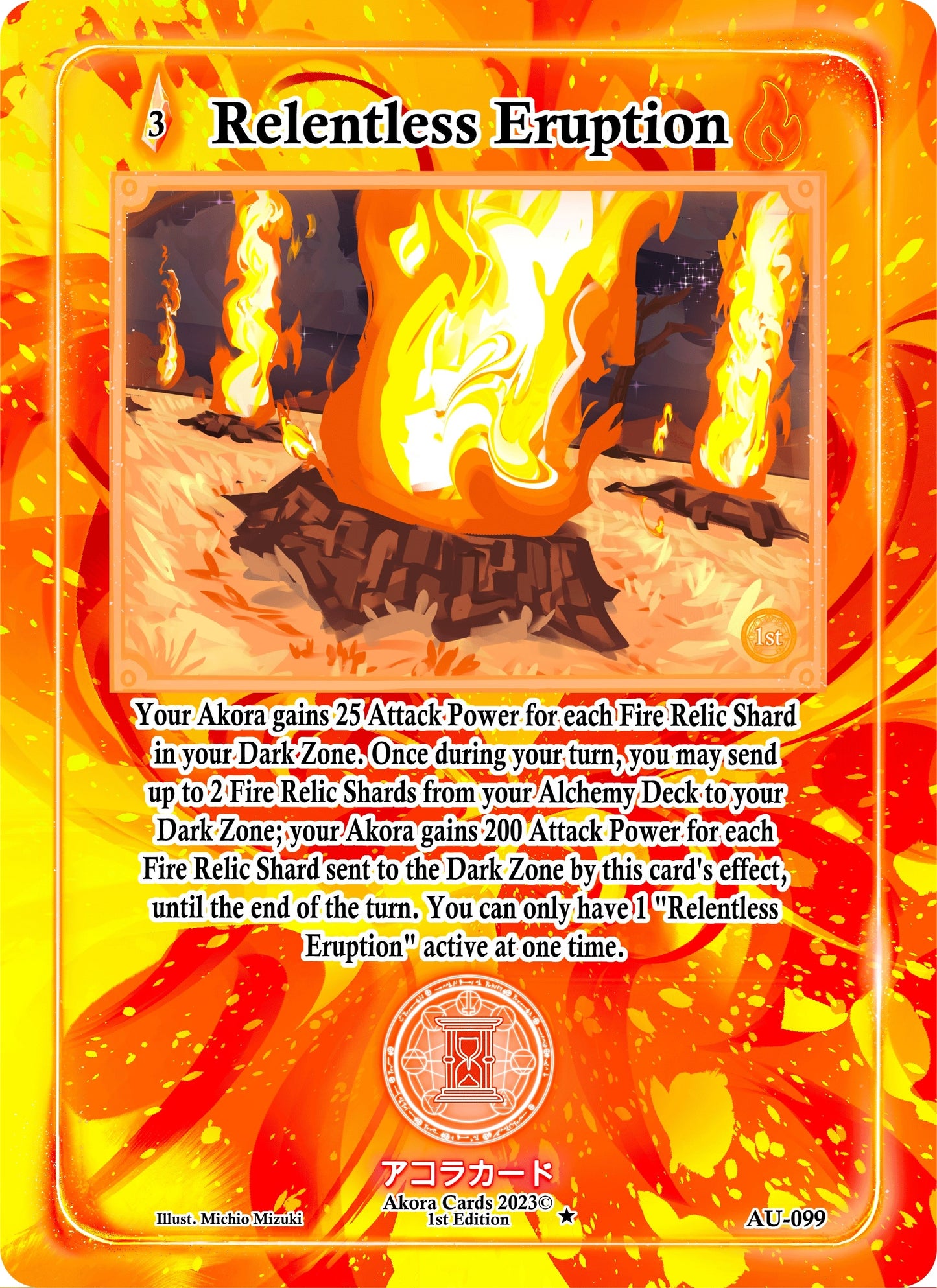 Relentless Eruption (99) (AU1E) - Akora TCG Single