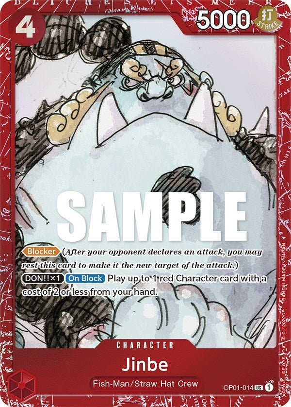 Jinbe (Premium Card Collection -ONE PIECE FILM RED Edition-) (1014) (OP-PR) - One Piece Card Game Single