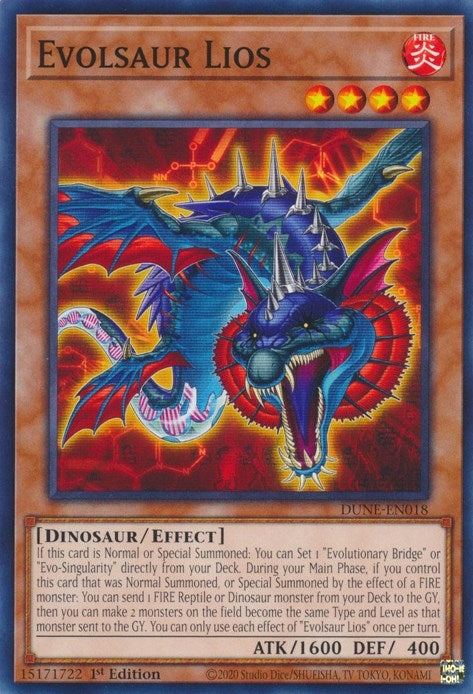 Evolsaur Lios (18) (DUNE) - YuGiOh Single