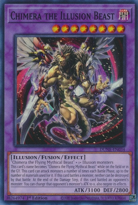Chimera the Illusion Beast (34) (DUNE) - YuGiOh Single