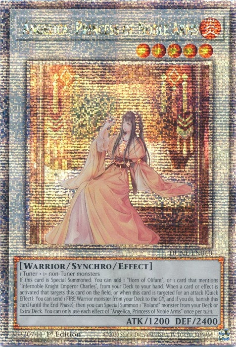 Angelica Princess of Noble Arms (Quarter Century Secret Rare) (40) (DUNE) - YuGiOh Single
