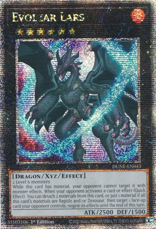 Evolzar Lars (Quarter Century Secret Rare) (43) (DUNE) - YuGiOh Single