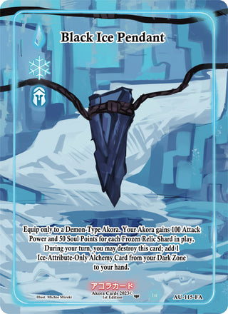 Black Ice Pendant (Full Art) (115) (AU1E) - Akora TCG Single
