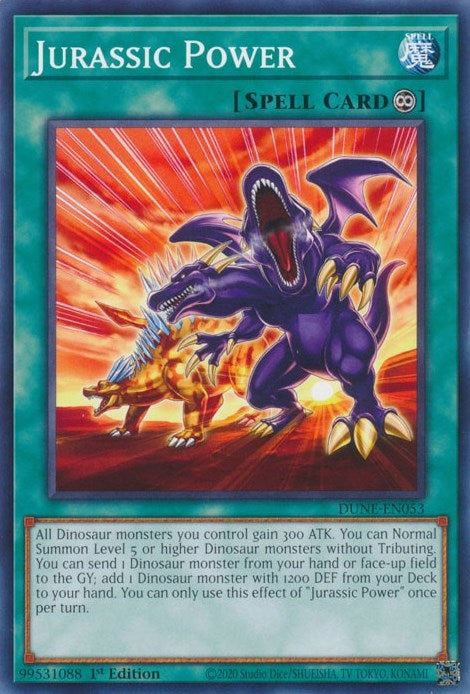 Jurassic Power (53) (DUNE) - YuGiOh Single