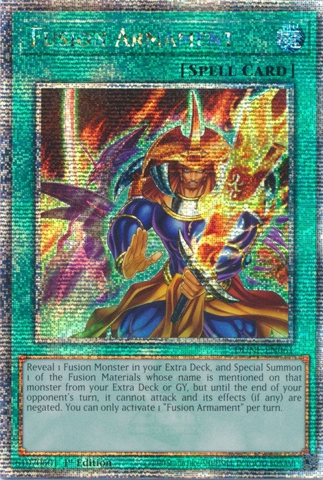 Fusion Armament (Quarter Century Secret Rare) (61) (DUNE) - YuGiOh Single