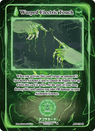 Warped Electric Touch (Holo) (139) (AU1E) - Akora TCG Single