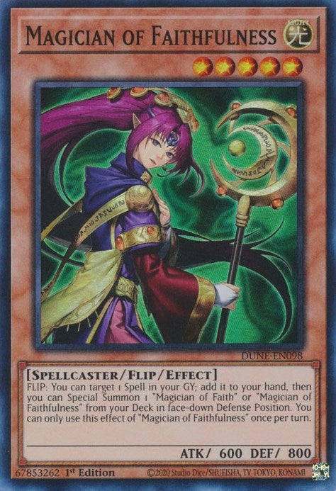 Magician of Faithfulness (98) (DUNE) - YuGiOh Single