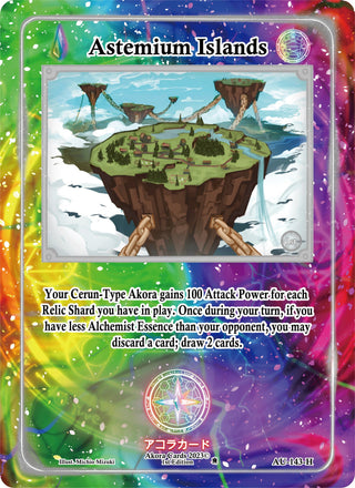 Astemium Islands (Holo) (143) (AU1E) - Akora TCG Single