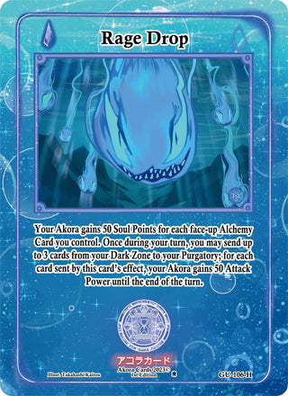 Rage Drop (Holo) (106) (GU1E) - Akora TCG Single