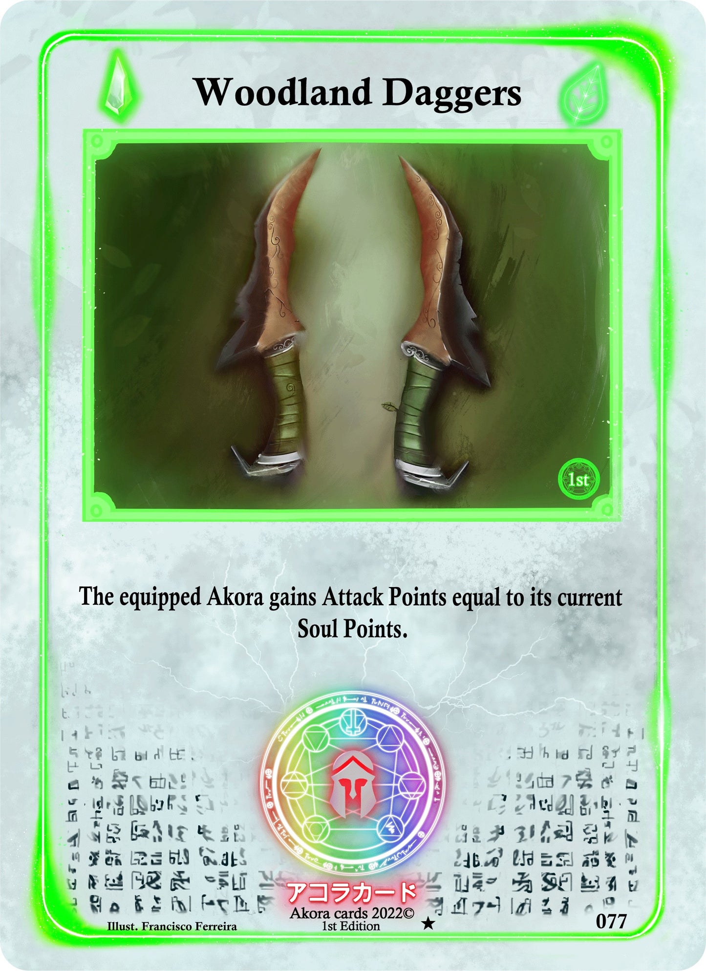 Woodland Daggers (77) (SW1E) - Akora TCG Single