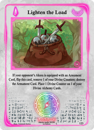 Lighten the Load (123) (SW1E) - Akora TCG Single
